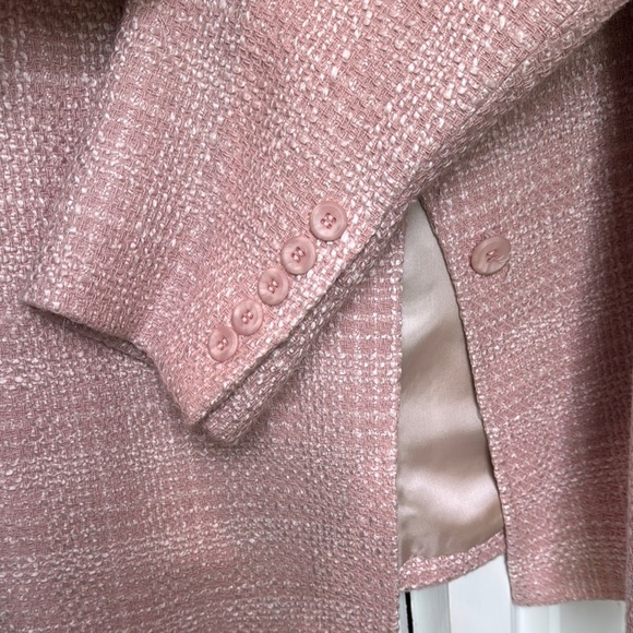 Austin Reed Blush Tweed Blazer - Picture 3 of 6